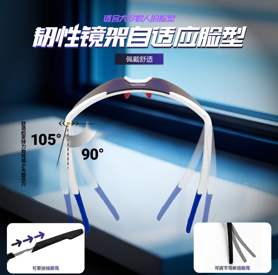 塞尔兰斯智能眼镜时尚轻便触控操作智能眼镜科技潮流高清大图