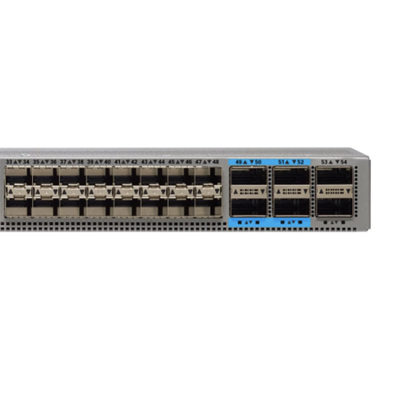 思科 N9K-C92160YC-X-C交换机,48个10G/25G端口 , 6个40G或4个100G端口