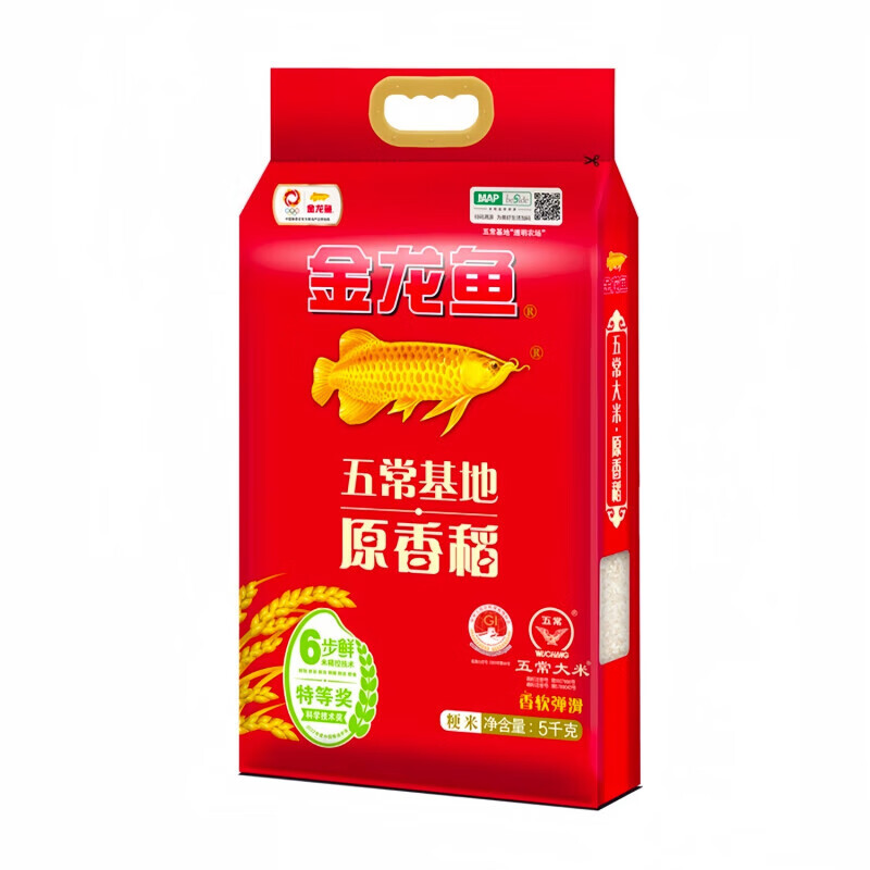 金龙鱼 原香稻大米5Kg 六步鲜技术