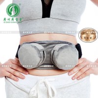 蕲宝堂新款艾灸仪家用款高端灰两联全铜灸中医保健蕲艾条蕲艾柱艾灸盒艾灸器具随身灸内含2个全铜灸盒