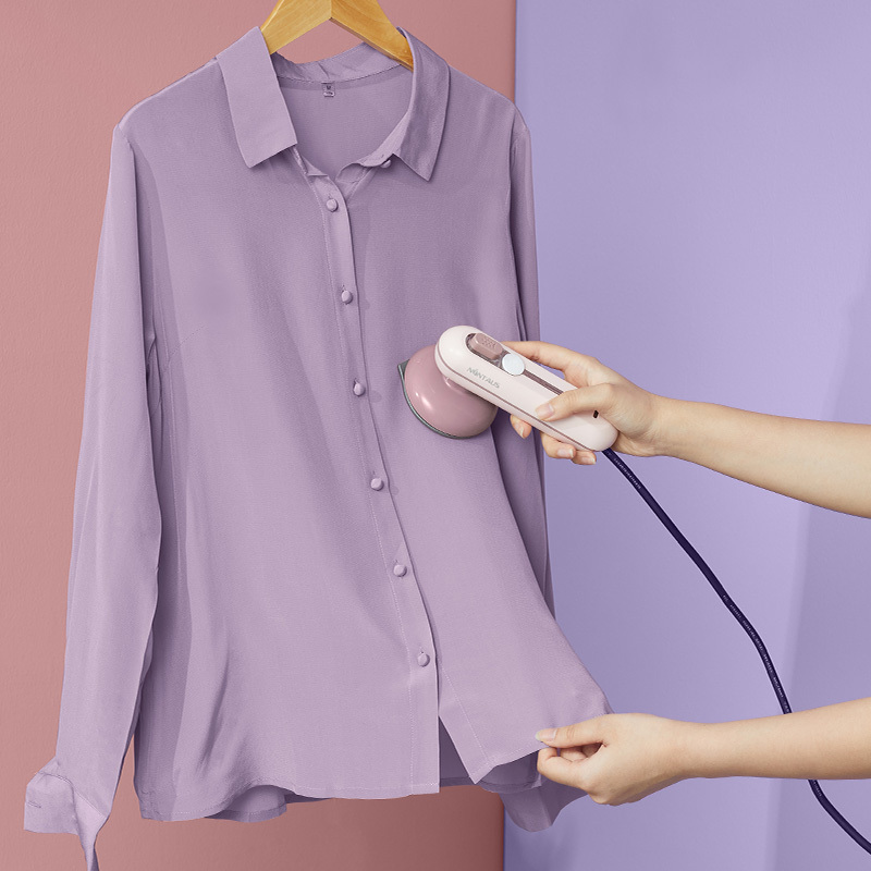 金正(NiNTAUS)手持挂烫机家用蒸汽小型迷你便携式熨斗 旅行熨衣机熨烫机 立式电熨斗JZG-G105-粉色