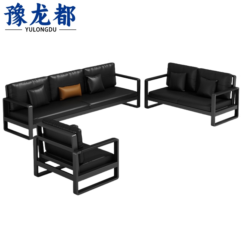 豫龙都 办公沙发 1+2+3 套高清大图