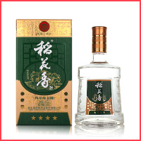 单瓶装 45度稻花香酒四星绿元帅 500毫升 湖北纯酿酿造酒 盒装酒