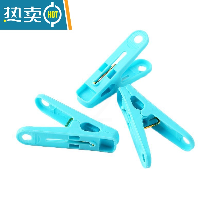 敬平多功能晾衣夹衣服夹家用晒衣服小夹子防风强力固定塑料浸塑晒袜子 40个实惠装高清大图