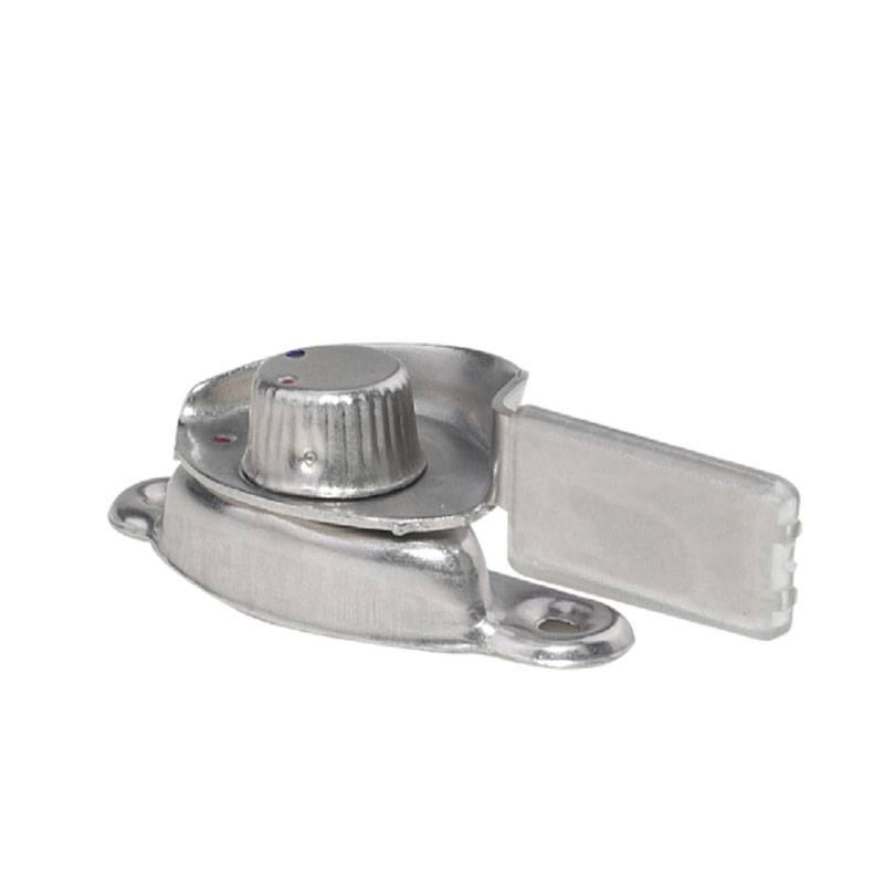 红鲸鱼 不锈钢月牙锁勾 塑钢窗锁扣 1组高清大图