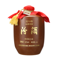 酒仙网 66度汾酒头锅原浆2500ml大坛收藏山西原浆酒