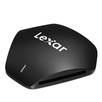 雷克沙(Lexar)3合1专业版Type-C接口USB3.1多功能读卡器 高速读取 支持TF卡SD卡CF卡