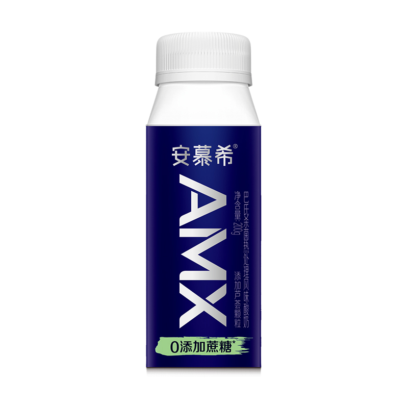 伊利安慕希AMX小黑冠0添加蔗糖芦荟颗粒200g*10高清大图