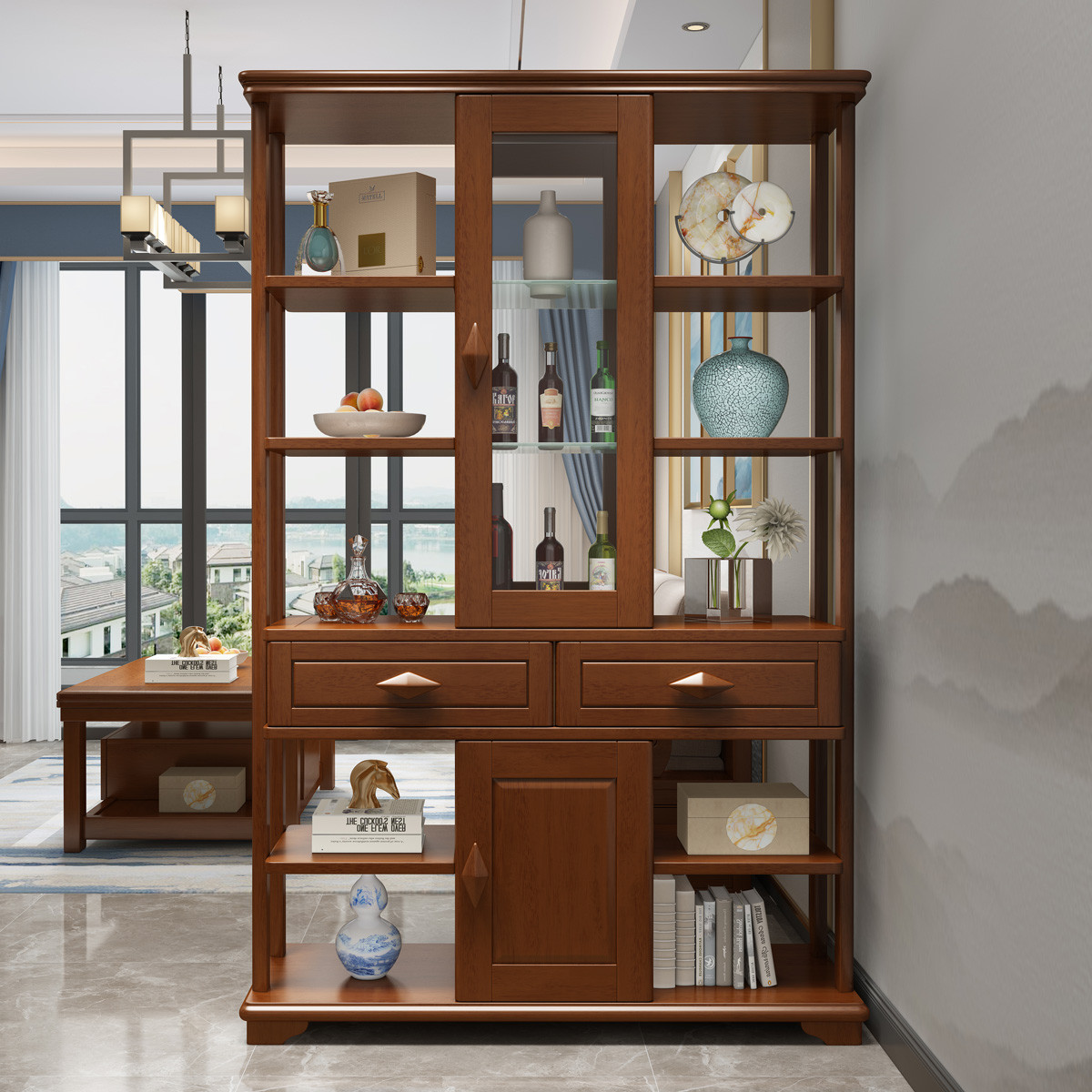客厅酒柜隔断柜