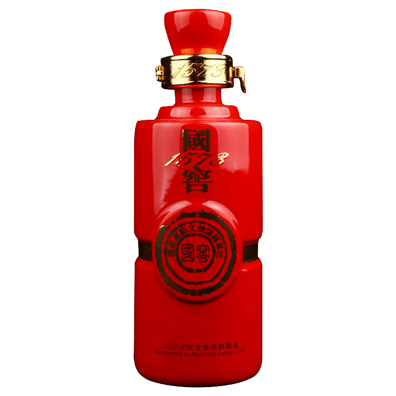 泸州老窖国窖1573木盒红爵55度1000ml1瓶浓香型白酒