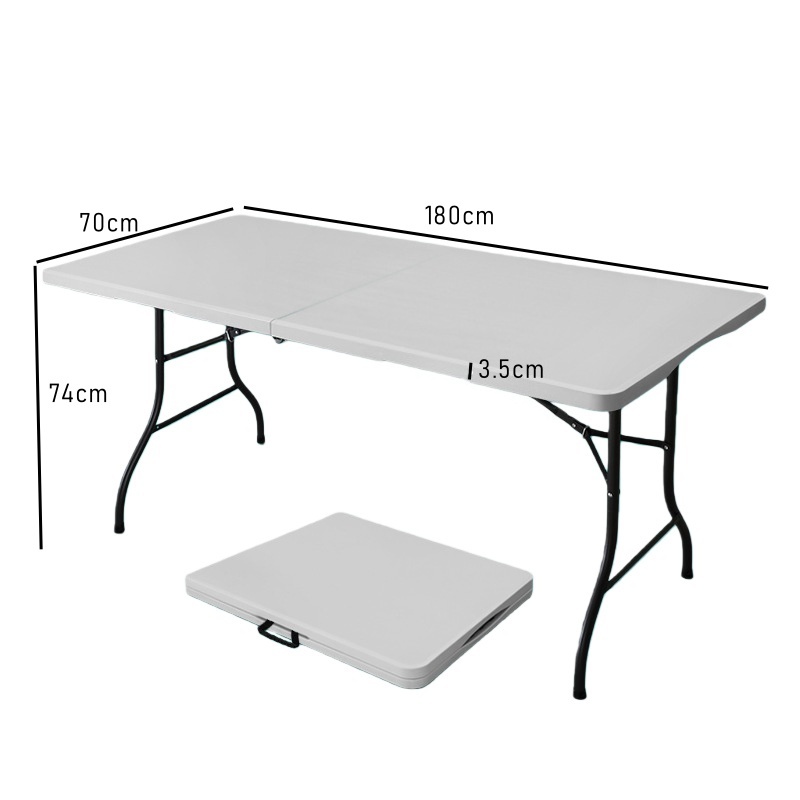 晨磊折叠桌180*70*74cm/个高清大图