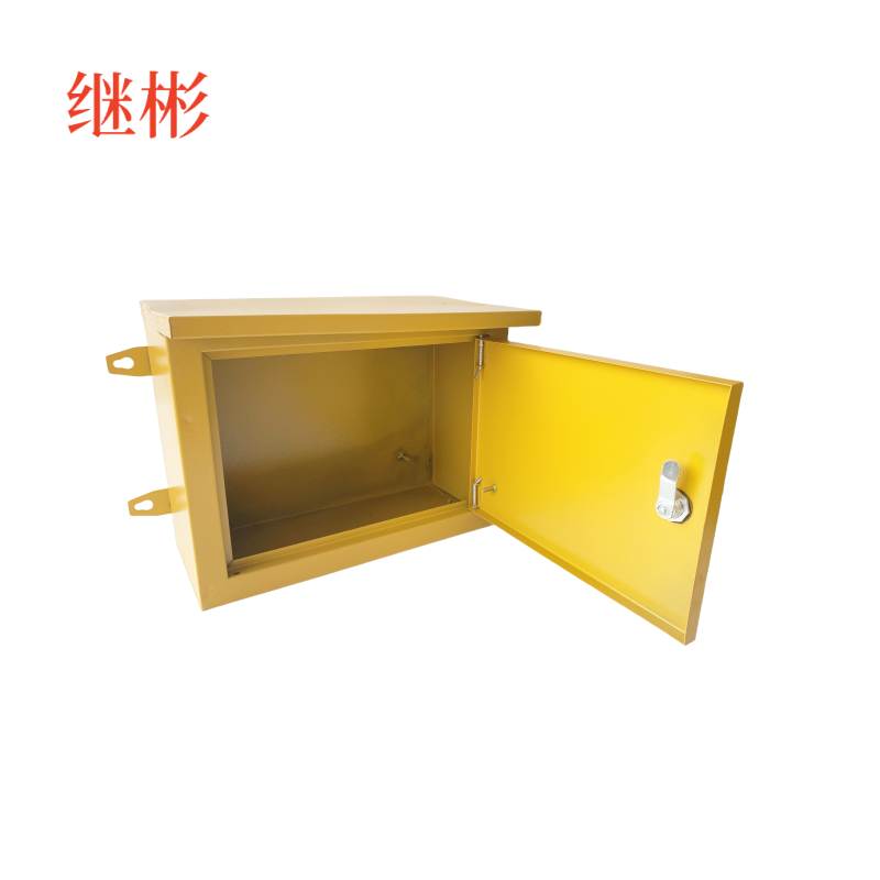 继彬 防雨配电箱300*400*180mm横箱黄色 个高清大图
