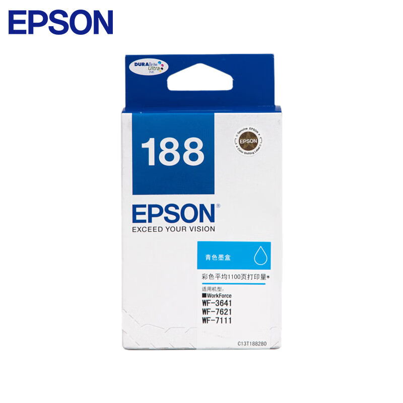 爱普生(EPSON)T1882 青色 墨盒约1100页