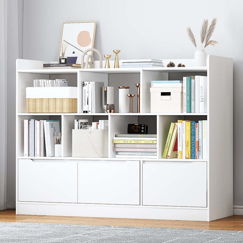 小书柜带门自由组合多功能落地 阿斯卡利(ascari)储物柜子学生收纳架