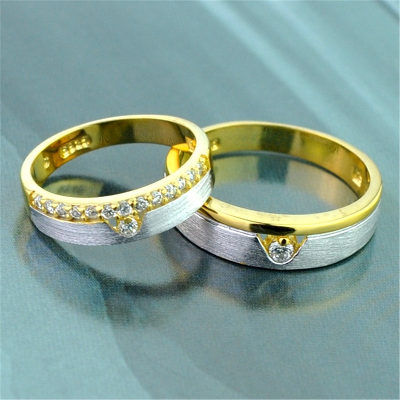 s925指环男款女款情戒指侣对戒首饰品送女朋友七夕情人节礼物
