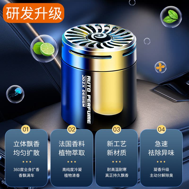 [补贴10%]车载香薰汽车用香水固体香膏车内饰品摆件男士持久淡香氛图片