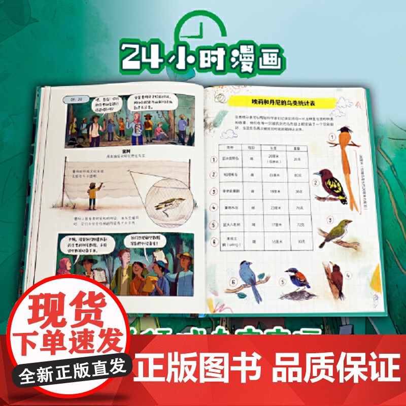 正版童书 24小时漫画系列:探险家的24小时 英国尤斯伯恩Usborne出版公司全新套系,面向小学段儿童的科普漫画书 小高清大图
