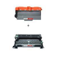 欣彩 LT4637粉盒+LD4637鼓架 硒鼓套装 适用联想LT4637 Lenovo LJ3700D 3700DN