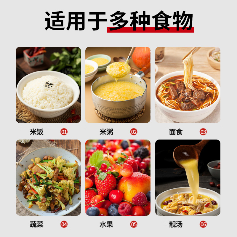 DERUIMAN一次性饭盒六分格打包盒1440ml外卖餐盒高清大图