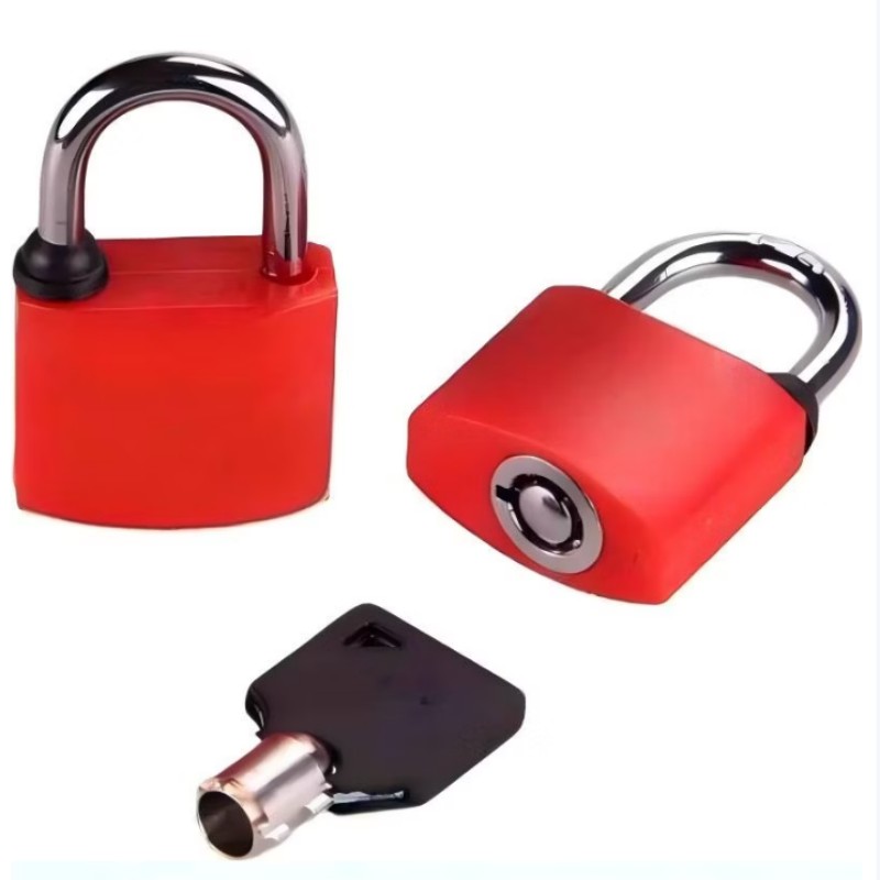 鼎鑫实业DX-15 35mm梅花塑钢锁1把红色高清大图