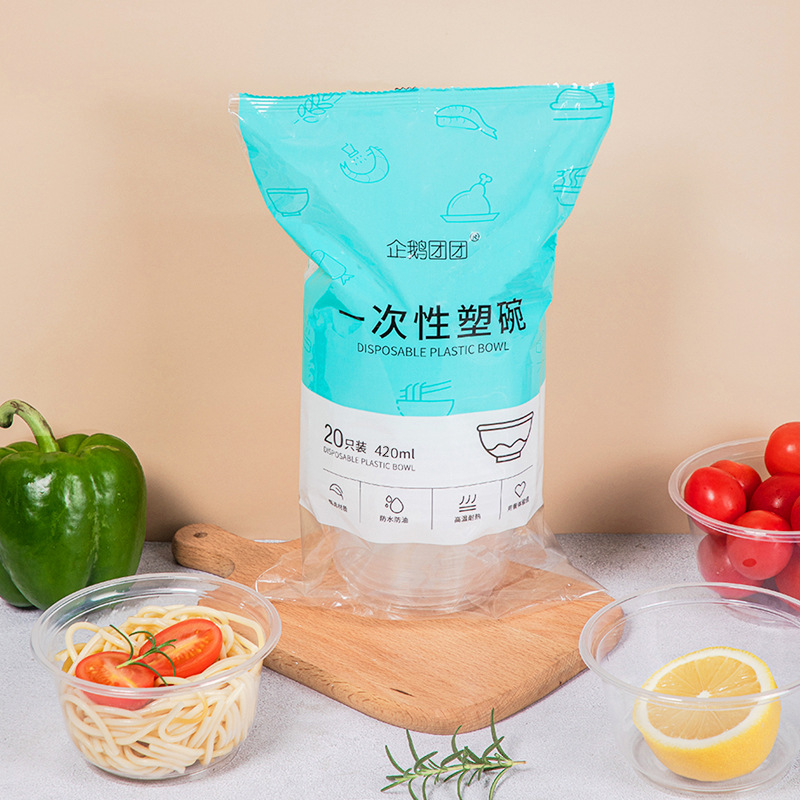 大迈质造 加厚一次性400ml pp碗 1000个装/箱