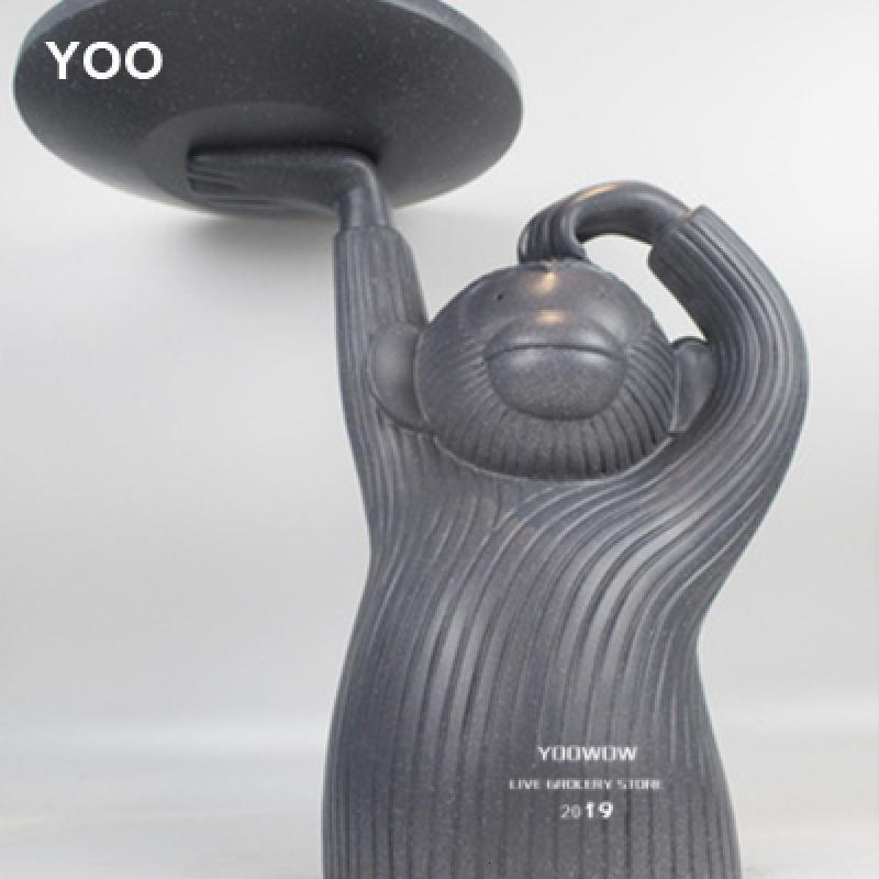 森美人现代简约客厅沙发边几北欧创意个性卧室动物小猴子边柜角几茶几高清大图