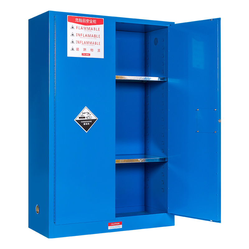 臻远zyaqg-b45工业安全柜防爆柜化学品实验柜可燃液体存储柜 45加仑蓝色高清大图