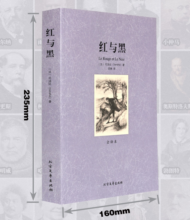 红与黑 书原版 全译本无删节 司汤达 原著原版中文版 红与黑 书 中文版 外国文学名家外国小说 世界文学名著 世界名著高清大图