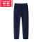 可莉允儿童加绒西裤男童西装裤藏青黑色小学生保暖校服裤女童正装裤秋冬保暖裤
