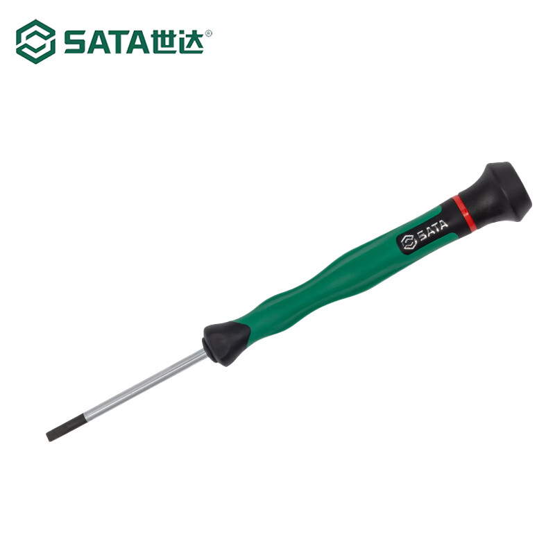 世达 62821 一字微型塑柄螺丝批 4.0*100MM 1把装高清大图