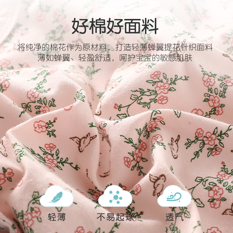 龙之涵(LONGZHIHAN)新生婴儿衣服男女宝宝连体衣春秋夏哈衣纯棉春夏爬服