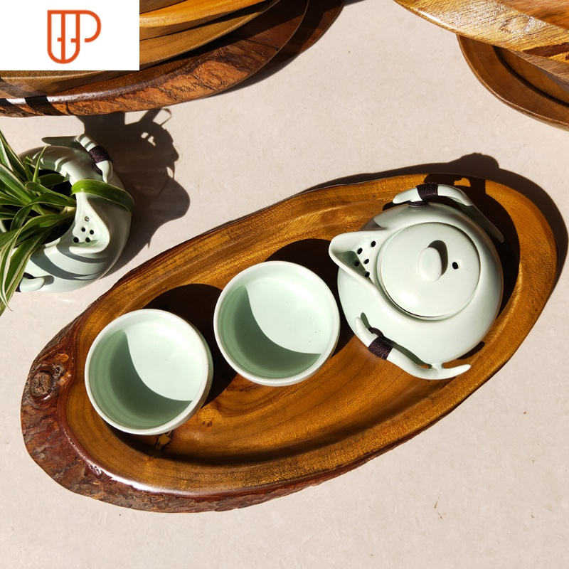 木制小托盘香樟木实木整块旅行茶具功夫茶道茶具干泡台办公室家用旅行