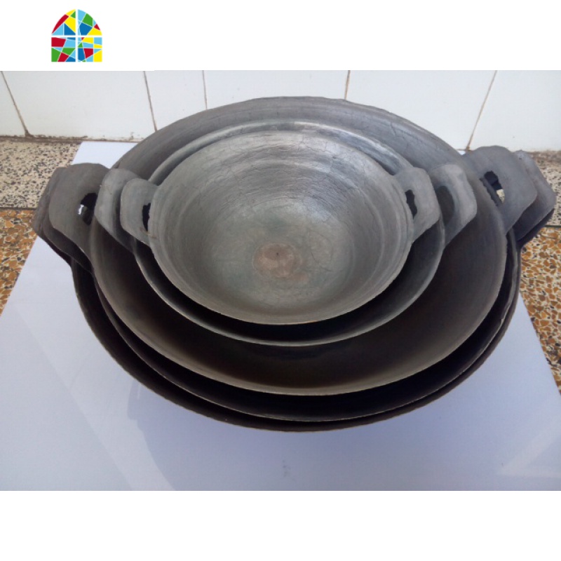 老式熟铁有脚加厚双耳炒锅铁锅焖面专用锅涂层锅 FENGHOU 30cm(3人用)深9.5cm1.9kg高清大图