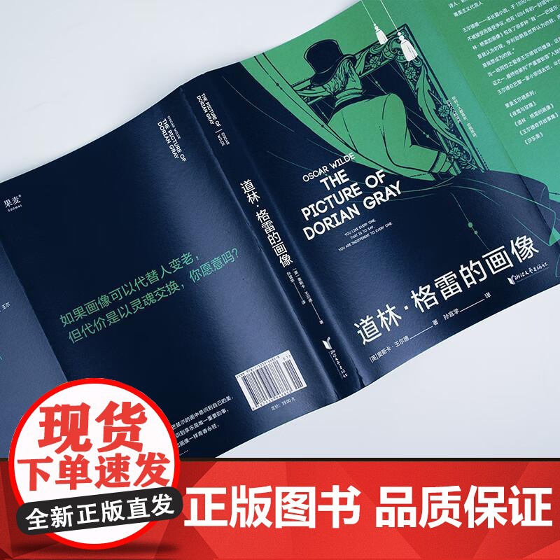 道林格雷的画像 王尔德 孙宜学译 插画珍藏版 豆瓣高分译本 王尔德艺术化的自传 长篇小说 世界名著 果麦文化高清大图