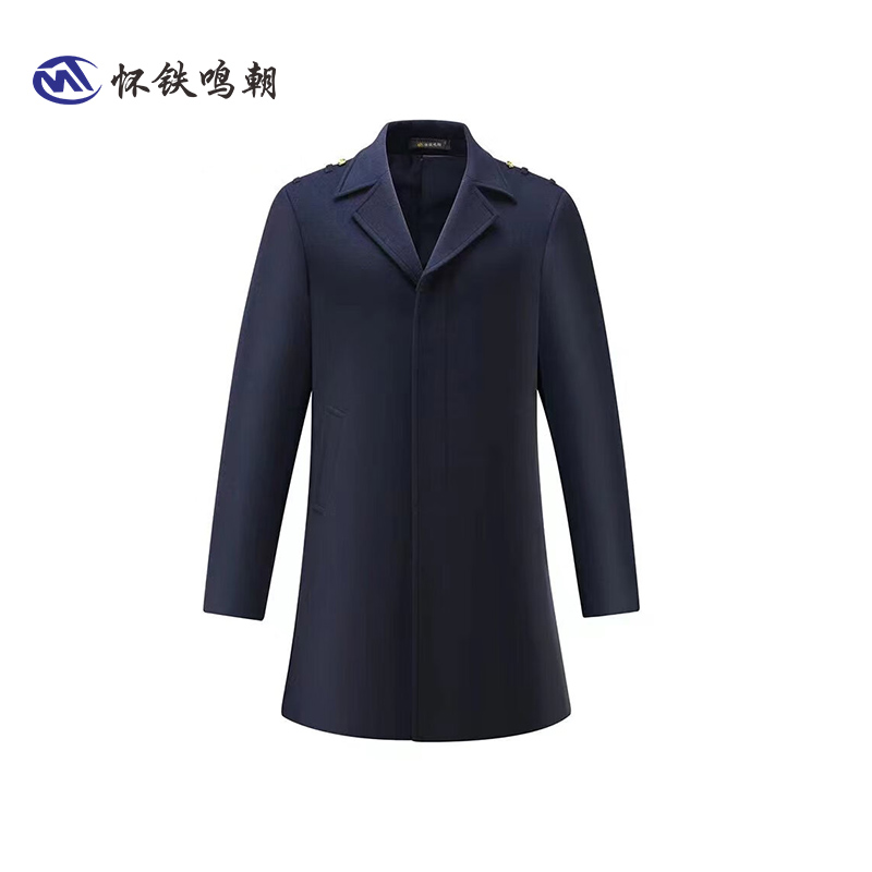 怀铁鸣朝呢子大衣HT-G022男装秋冬新款商务绅士保暖纯羊毛大衣外套男 个性定制 厂家直销高清大图