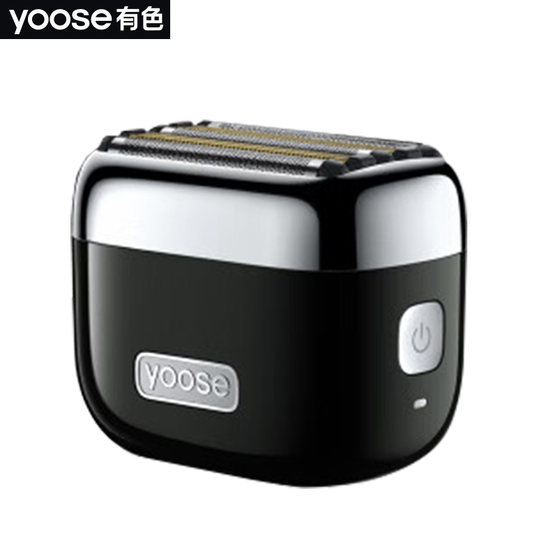 有色(yoose) 便携往复式剃须刀 功率5W 电压5V 5刀合金电动迷你 mini 5pro 暗夜黑 / 台
