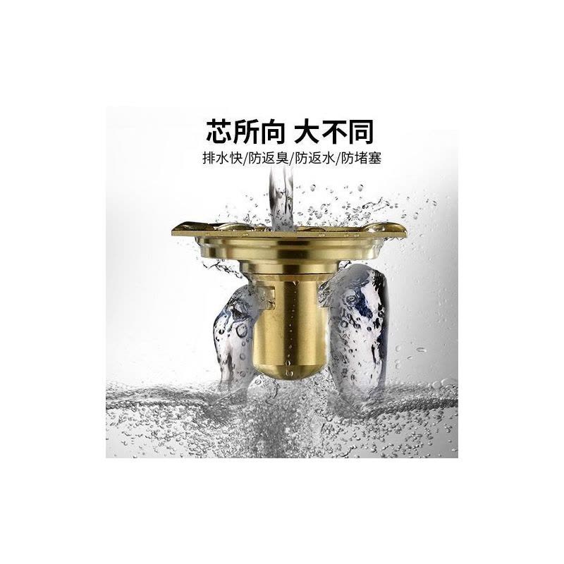 地漏 洗衣机卫生间专用304加厚不锈钢淋浴房下水道防臭防虫图片