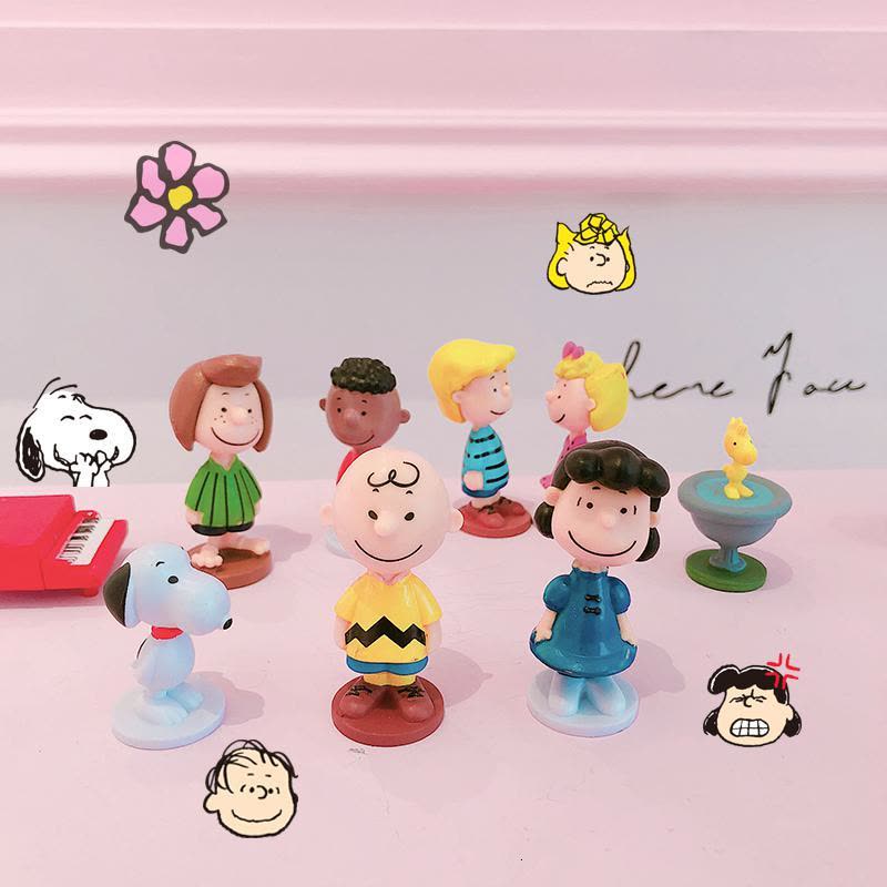 美帮汇日系12件查理人创意房间卧室摆件摆拍道具装饰图片