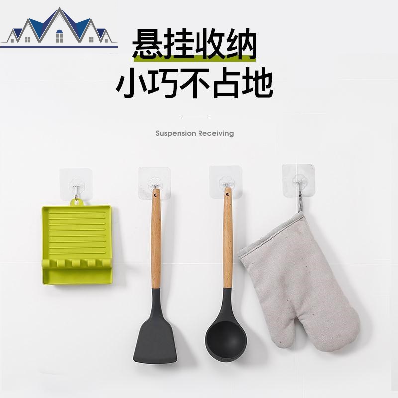 厨房锅铲架托多功能汤勺垫家用勺子筷子置物架锅盖架餐具收纳底座 三维工匠高清大图