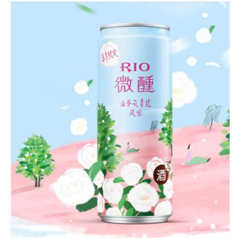 RIO微醺山茶花青提风味鸡尾酒(预调酒)330ml*24