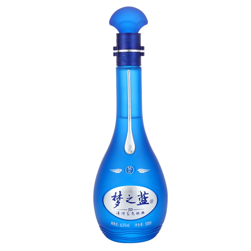 洋河(YangHe) 蓝色经典 梦之蓝M6 40.8度500ml* 2瓶 礼盒装 浓香型白酒 新老包装随机发货高清大图