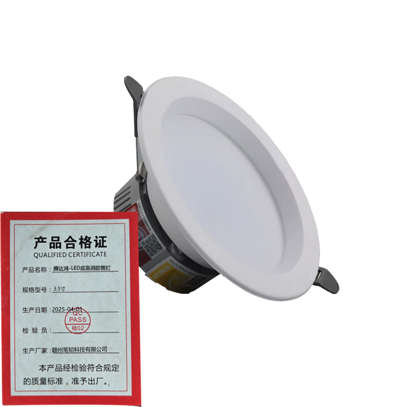 腾达鸿-LED应急消防筒灯 3.5寸/个高清大图