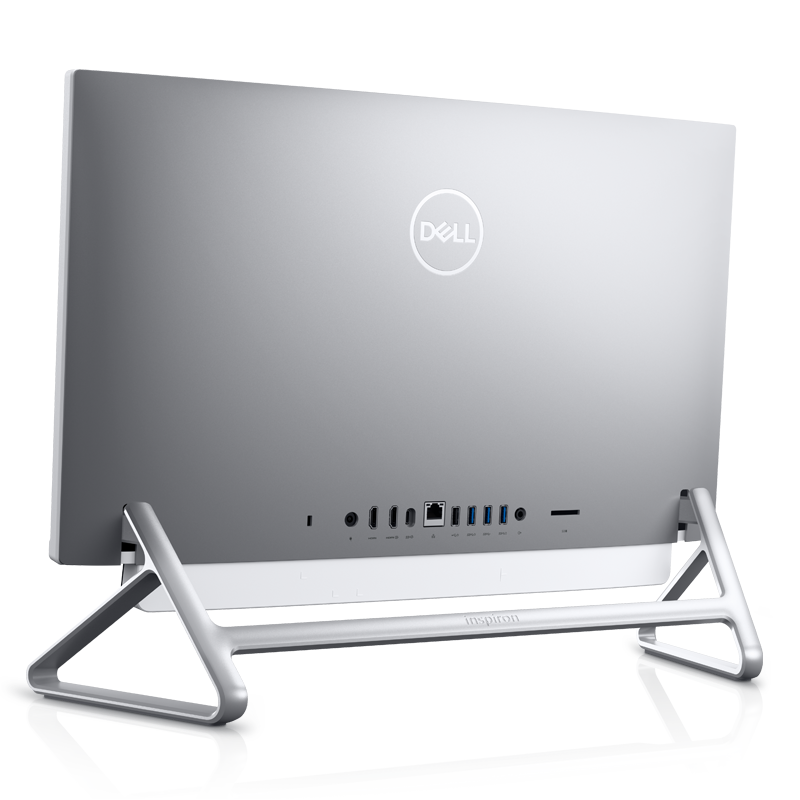 Dell/戴尔 灵越5490 23.8英寸大屏一体机微边框 全新10代酷睿 i5-10210U/8GB /256G Pcie 固态 高清IPS 台机超薄台式机家用 十代办公电脑黑色