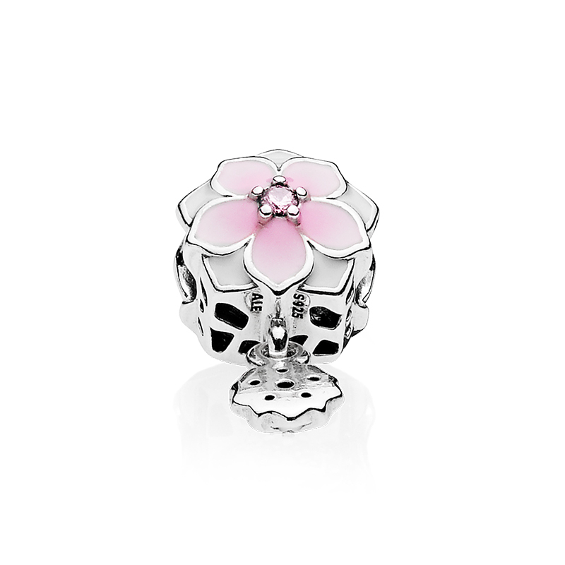 PANDORA 潘多拉 高雅的木兰花吊坠