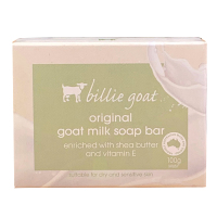 2块价 billie goat 原味羊奶皂 山羊奶 婴儿手工皂 洗脸皂 香皂 100g/块 滋润营养 深层清洁