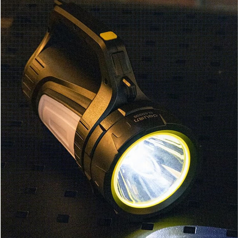 得力deli双侧手提灯led强光手电筒dl551205