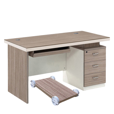 牧存木质办公桌140*60*75cm张