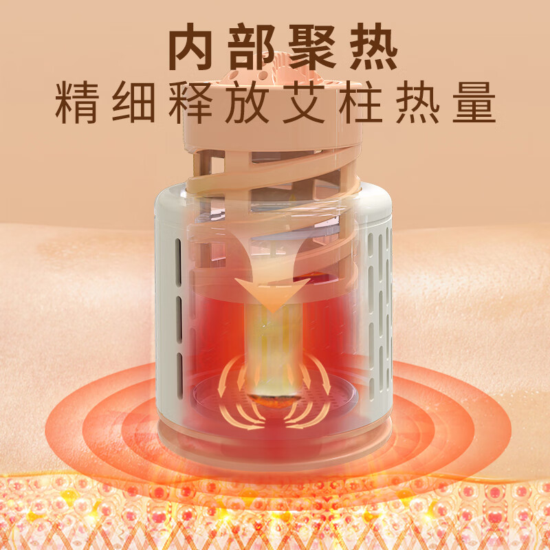 和正无烟艾灸罐 随身灸家用养生艾灸仪艾条艾柱艾灸贴便携式艾灸仪器 HZ-AJG-3高清大图