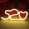led英文字母灯love520求婚生日布置装饰灯发光数字灯表白告白灯 520灯白色