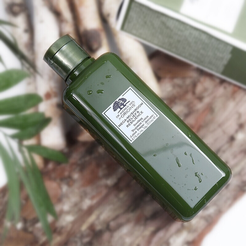 美国Origins悦木之源菌菇水/蘑菇精华爽肤水200ml 植物灵芝精华控油祛痘黑头护肤烂脸水新包装